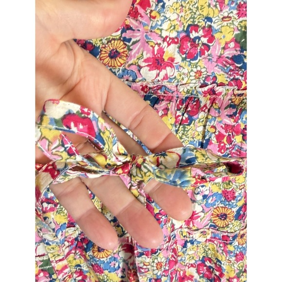 April Cornell Modern Prairie Dress 3X Sz 22 Floral 100% Pockets, Waist Tie - Picture 10 of 11